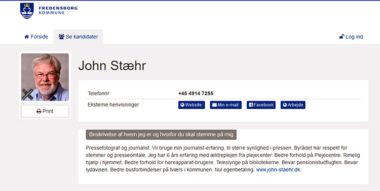 John Stæhr præsentation seniorrådsvalger